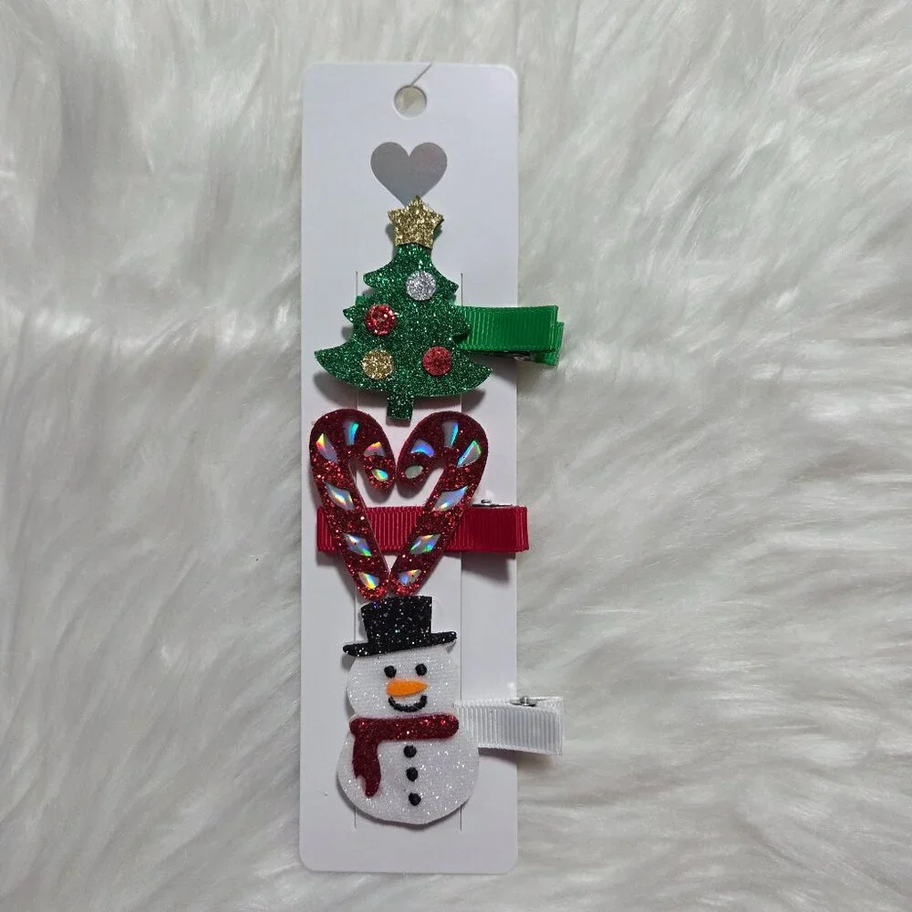 The Children's Place Christmas Hair Clip Set